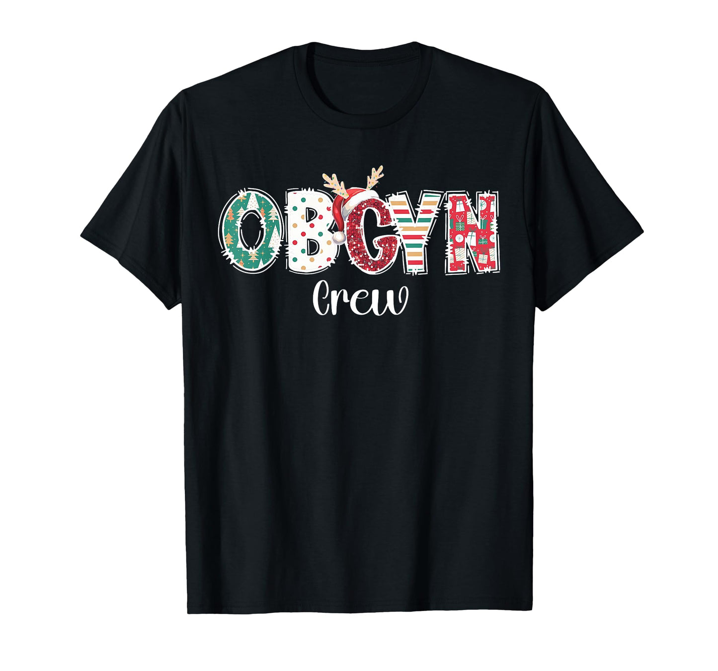 Christmas OBGYN Crew Obstetrics OB GYN Group Team Nurse Xmas T-Shirt