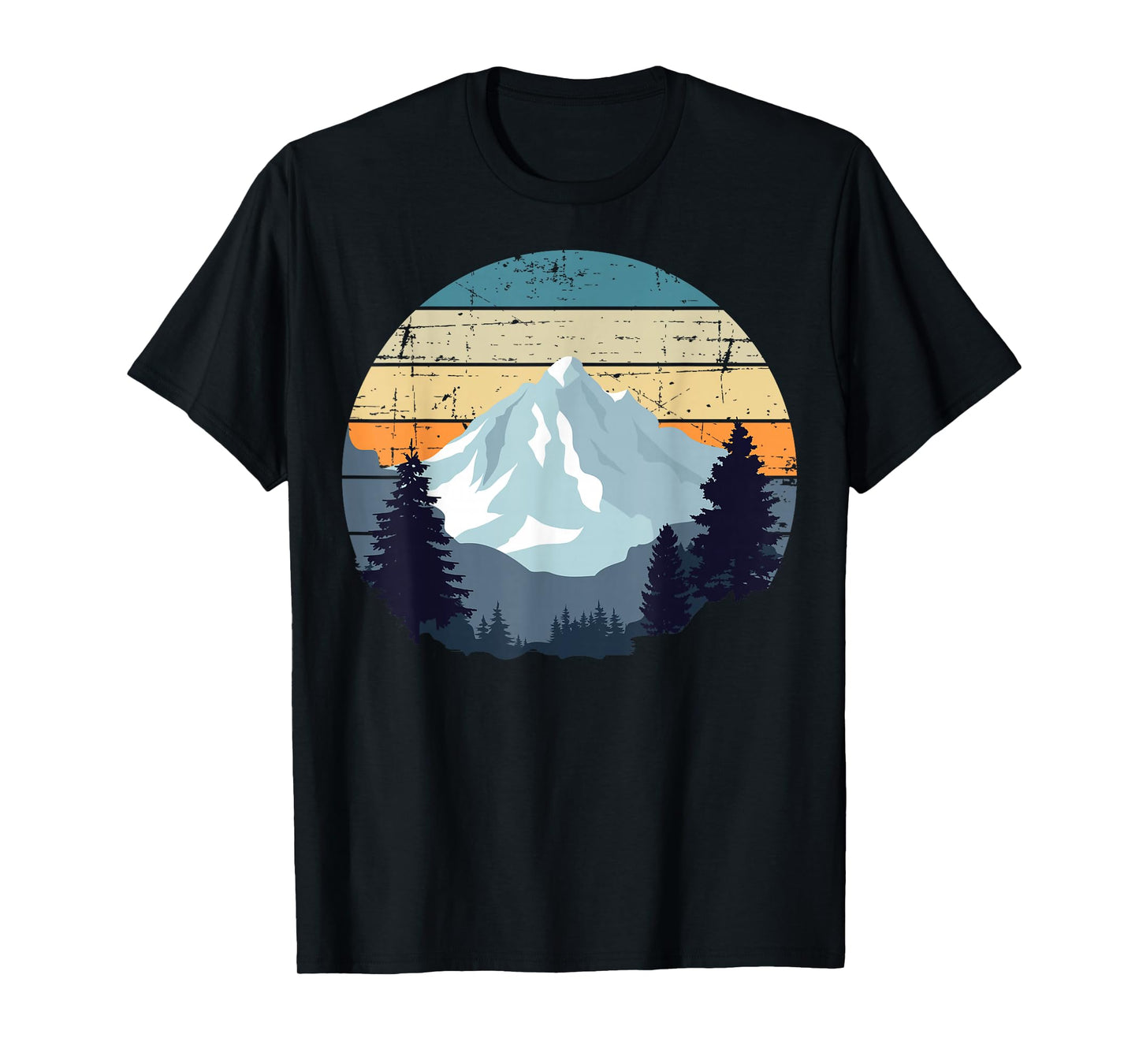 Timeless Mountain, Nature Trees and Forest T-Shirt