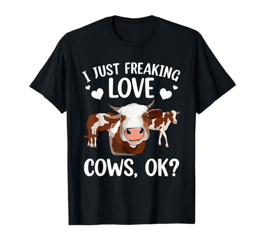Cool Cows For Men Women Cow Lover Farmer Cattle Farm Animal T-Shirt
