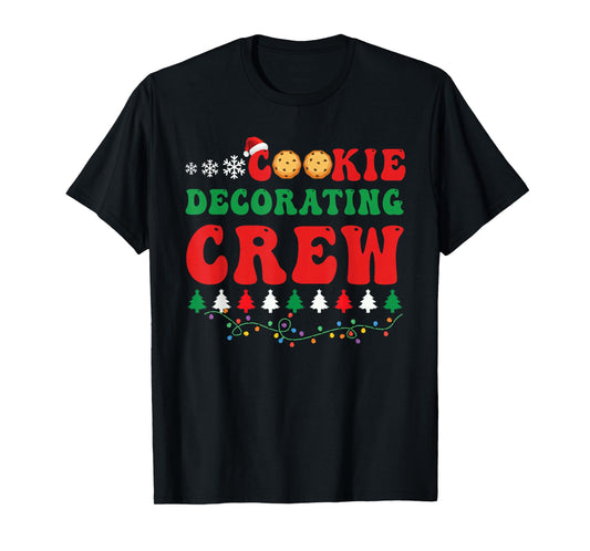Cookie Decorating Crew Baker Funny Christmas Family Baking T-Shirt