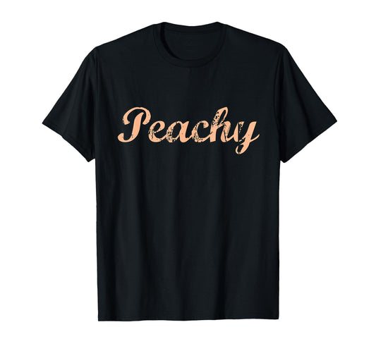 Peachy Vintage Weathered Retro 70's Classic Peach T-Shirt