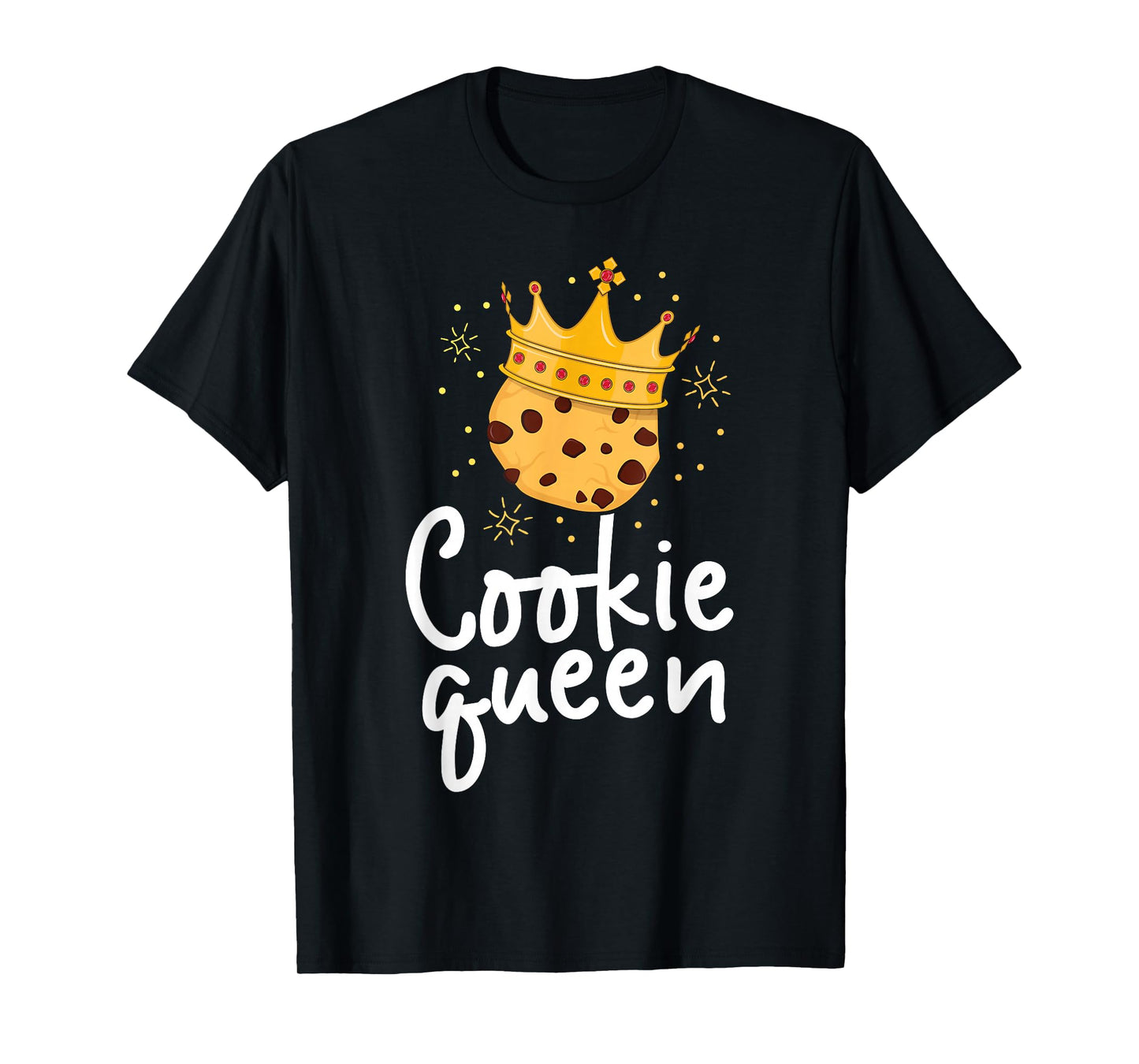 Cookie Queen Cute Chocolate Chip Foodie Gift Girls Women T-Shirt