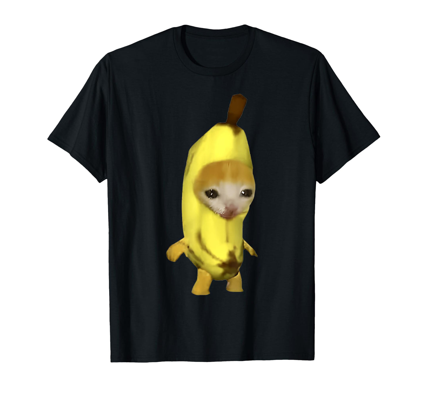 Funny Cute Banana Cat Happy Bananacat Meme Men Women Girls Kids T-Shirt