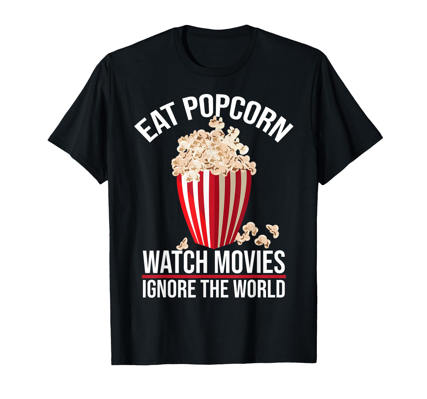 Funny Popcorn Movie Gift | Cute Popped Corn Lover Men Women T-Shirt