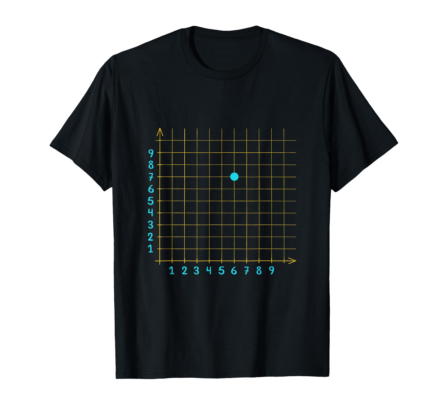 Mathletics Coordinate (6,7) Funny Math Teacher 67 Math Lover T-Shirt