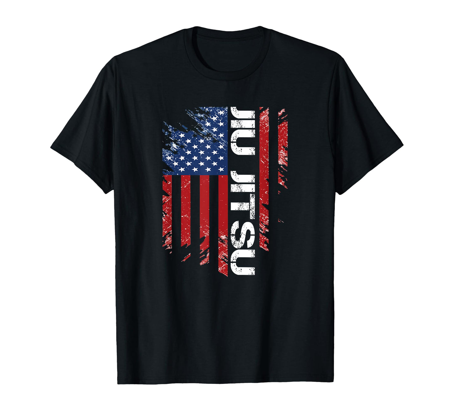 Vintage American USA Flag Brazilian jiu jitsu belts Shirt Women Kids Men T-Shirt