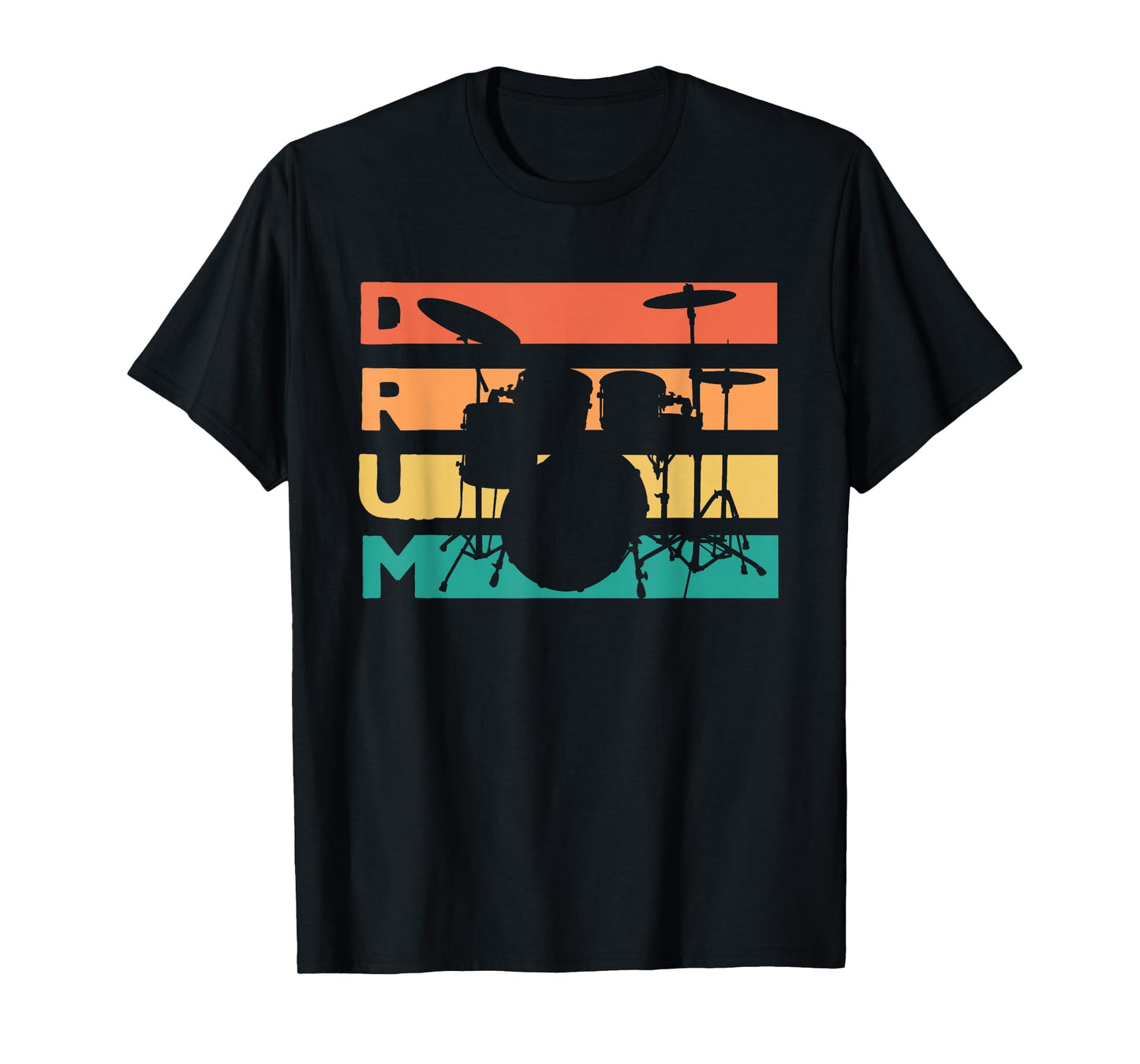 Retro Vintage Drum Set - Percussionist & Drummer T-Shirt