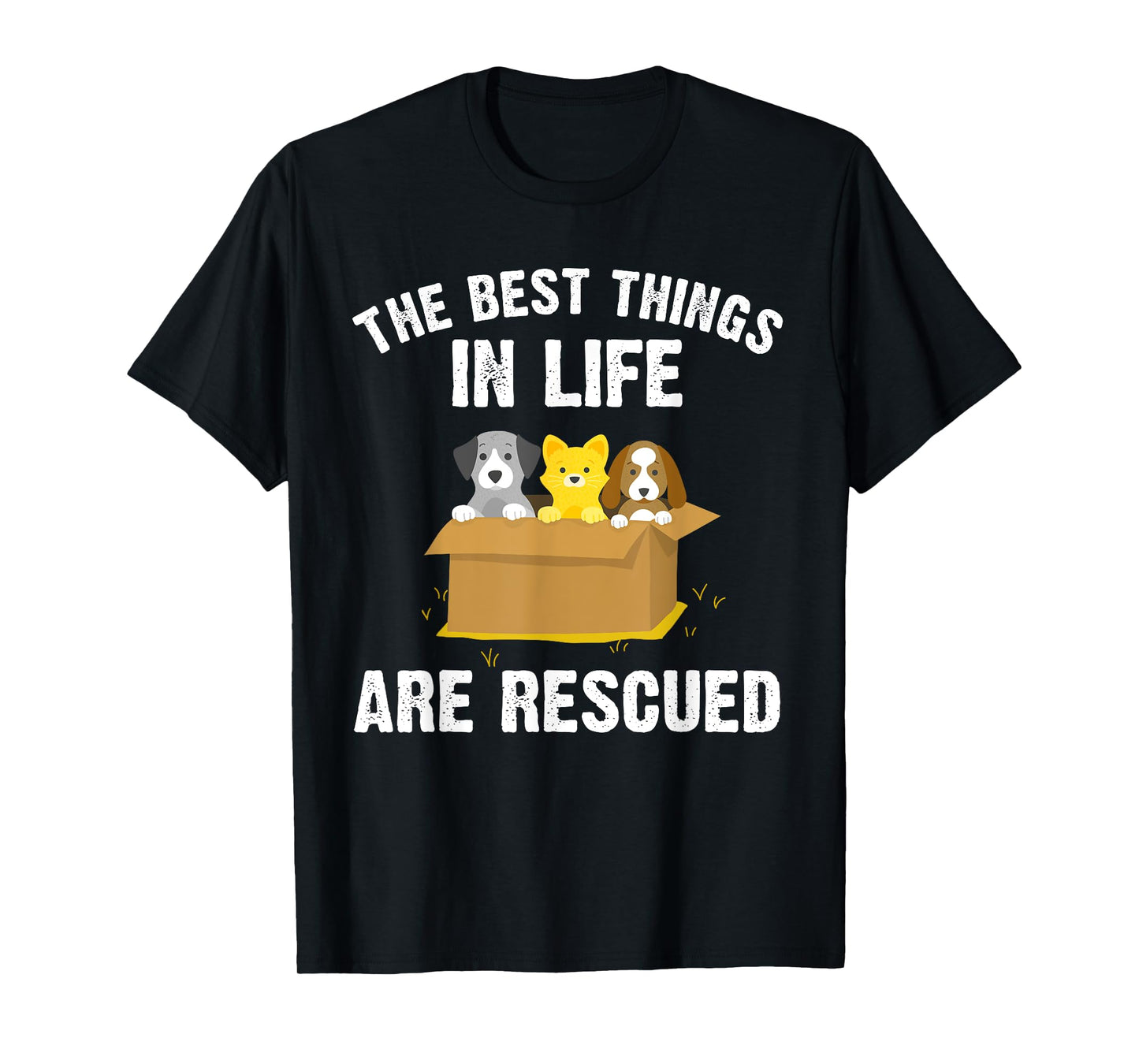 Cool Animal Rescue Art For Men Women Animal Rescuer Lover T-Shirt