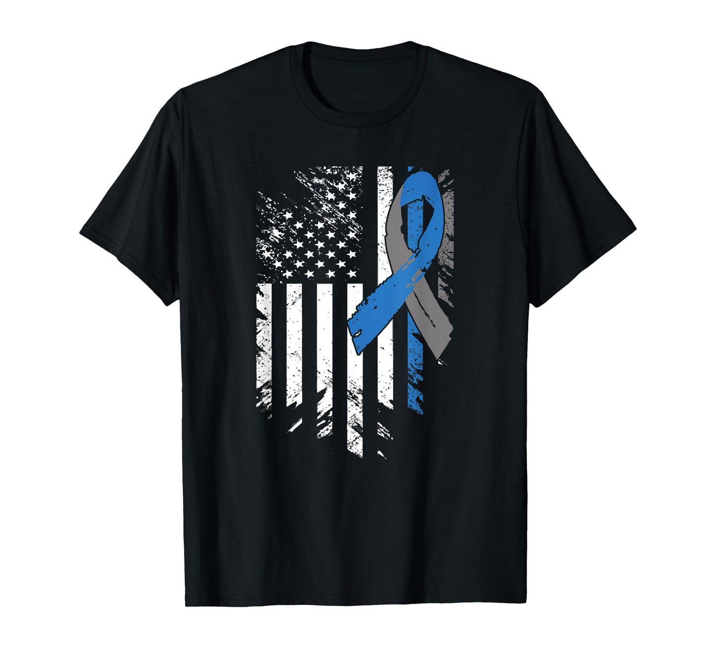 USA Flag Diabetes Type 1 Awareness Family Support Women Men T-Shirt
