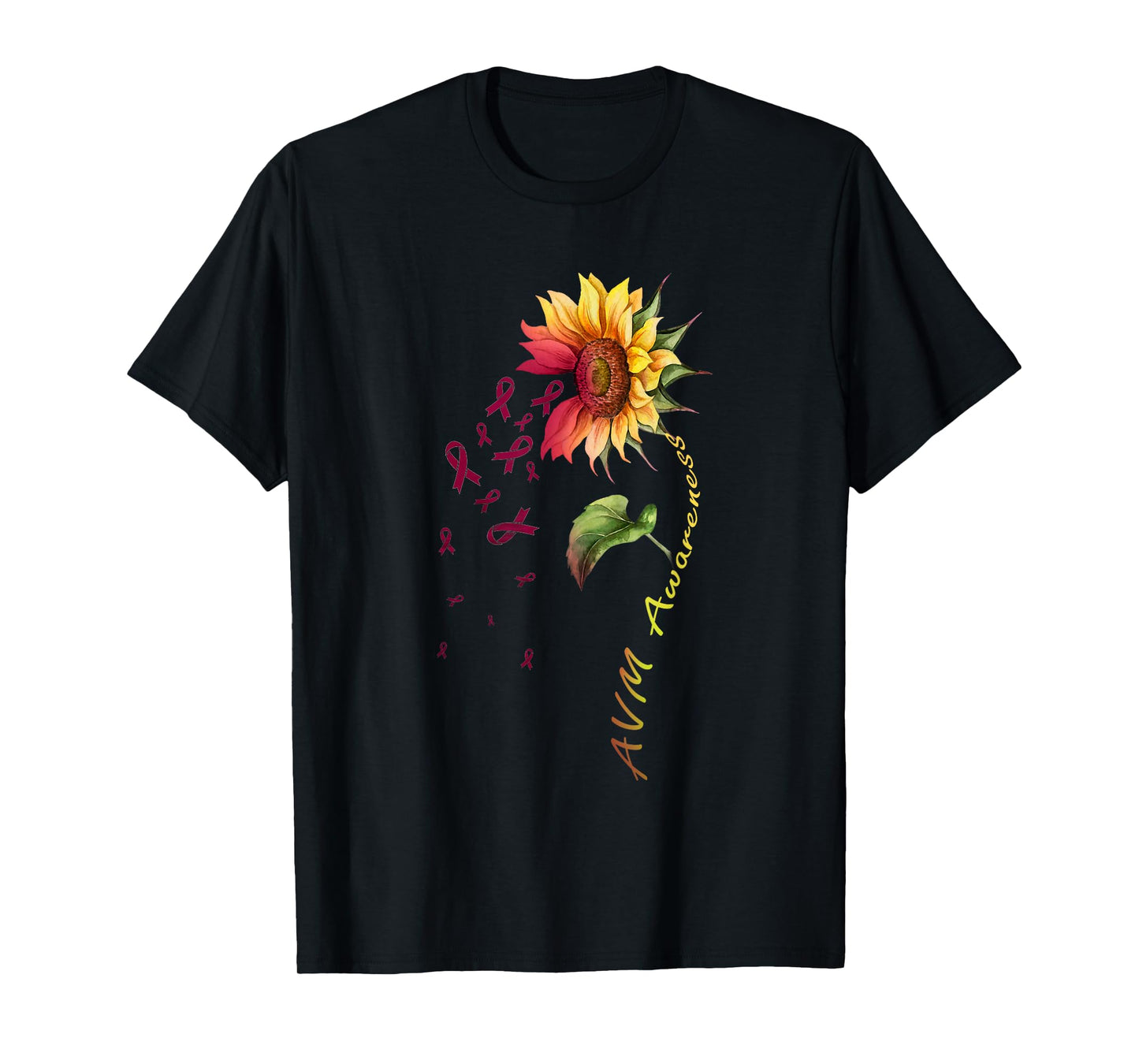AVM Awareness Sunflower Shirt T-Shirt