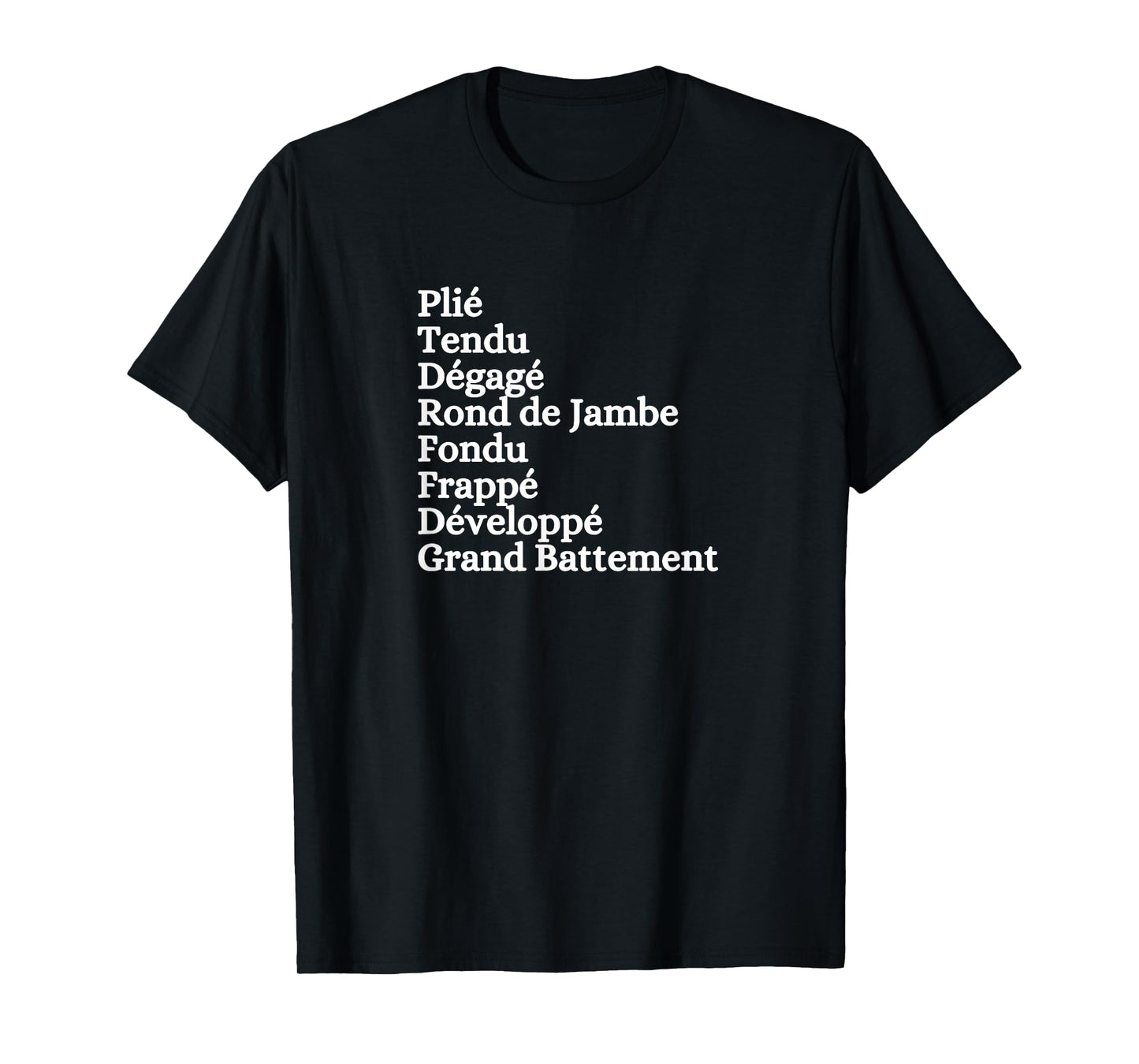 Ballet Barre Warm UP Ballerina Dancer Plie Tendu Graphic T-Shirt