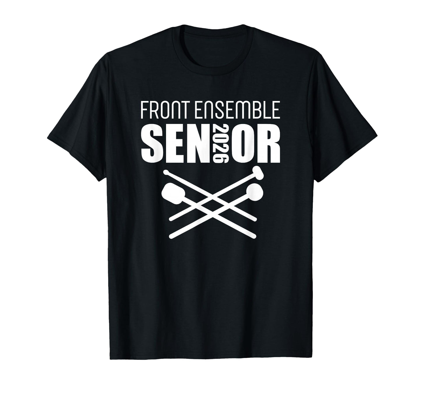 2026 Senior Front Ensemble Class of 2026 Marching Band T-Shirt