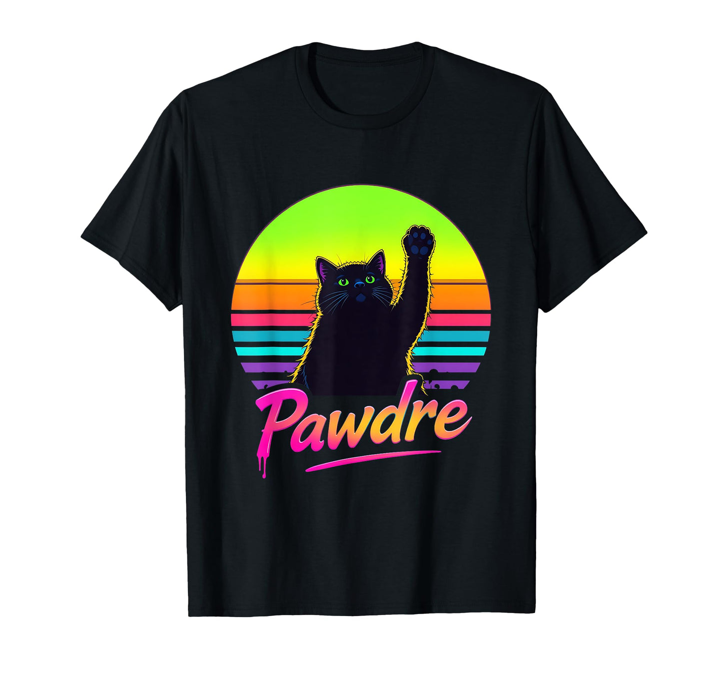 Cat Lover Pawdre Cat Dad Funny Best Cat Dad Mom Ever T-Shirt