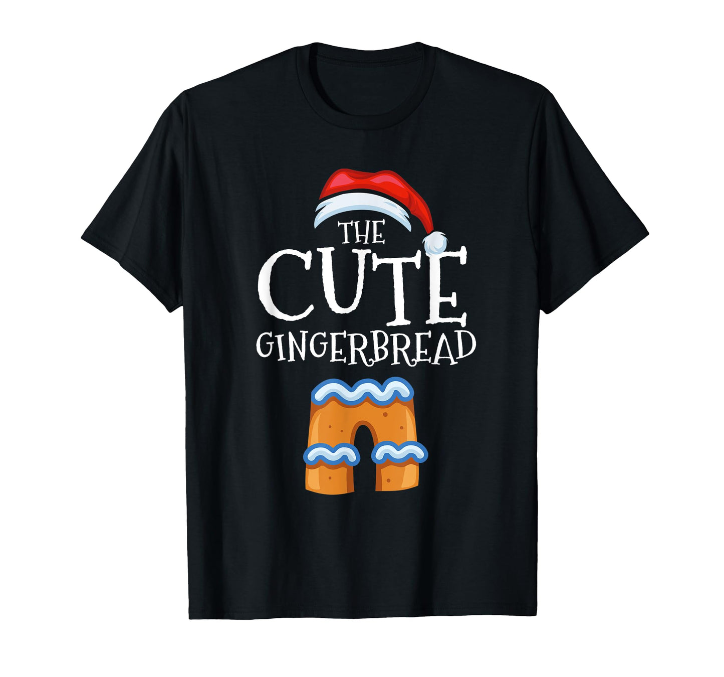 Cute Gingerbread Family Matching Group Christmas Gift T-Shirt