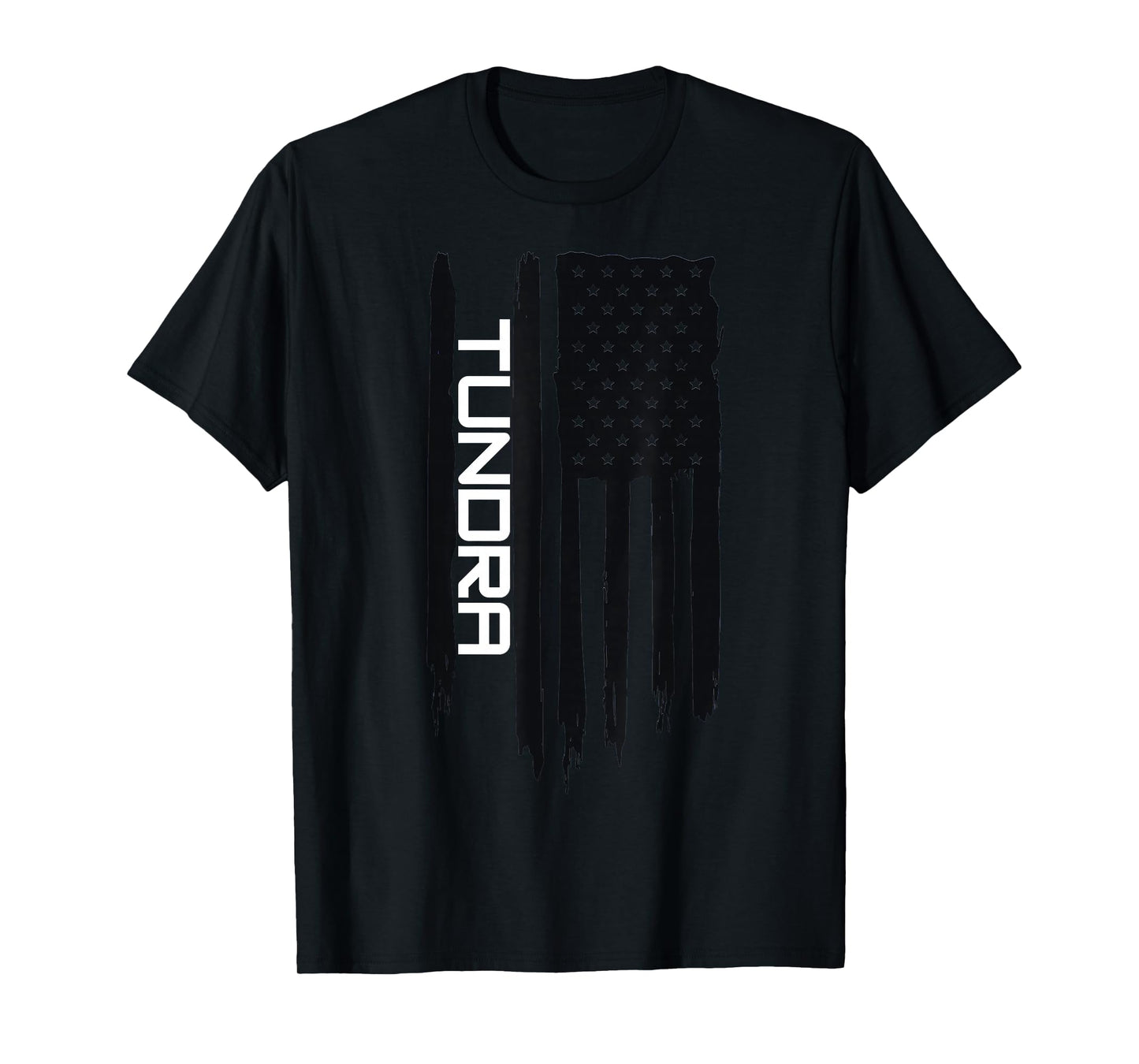 Alaskan Rugged Tundra American Flag USA T-Shirt