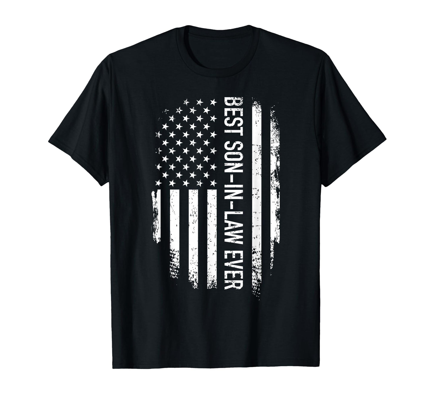 Best Son-in-Law Ever US American Vintage Flag T-Shirt