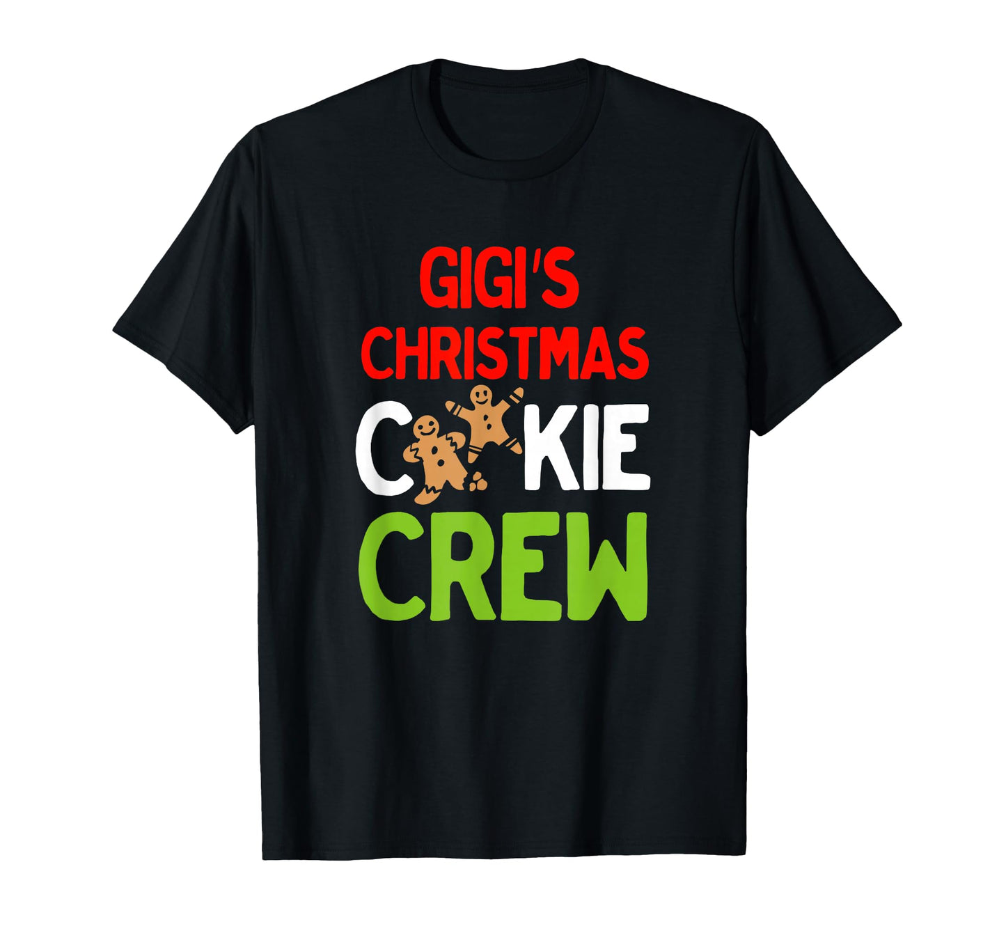 Cute Gigi's Christmas Cookie Crew for Grandkids and Families T-Shirt