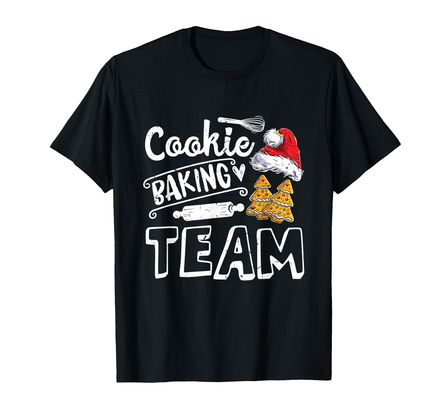 Cookie Baking Team Christmas Squad Xmas Crew m Gingerbread T-Shirt