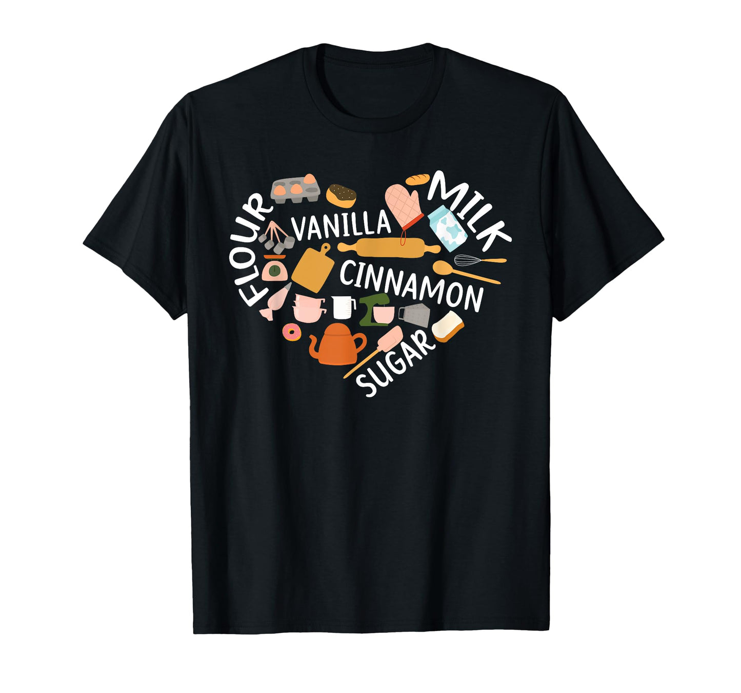 Baking Lover Pastries Confectionery Baker Bake T-Shirt