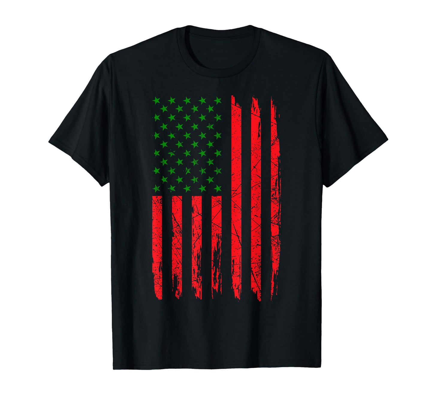 Pan African American Flag Afro Roots Black History Month T-Shirt