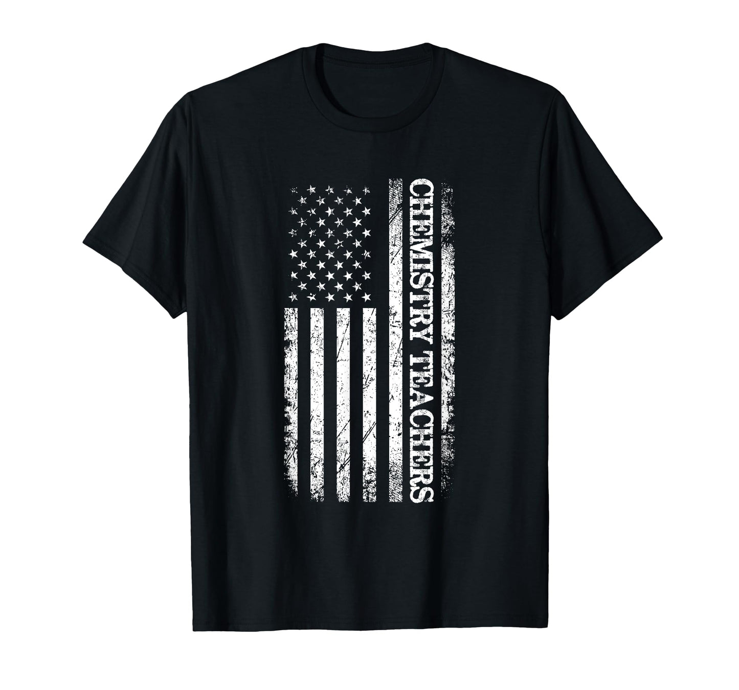 Chemistry Teachers American Flag Funny Chemist & Chemistry T-Shirt