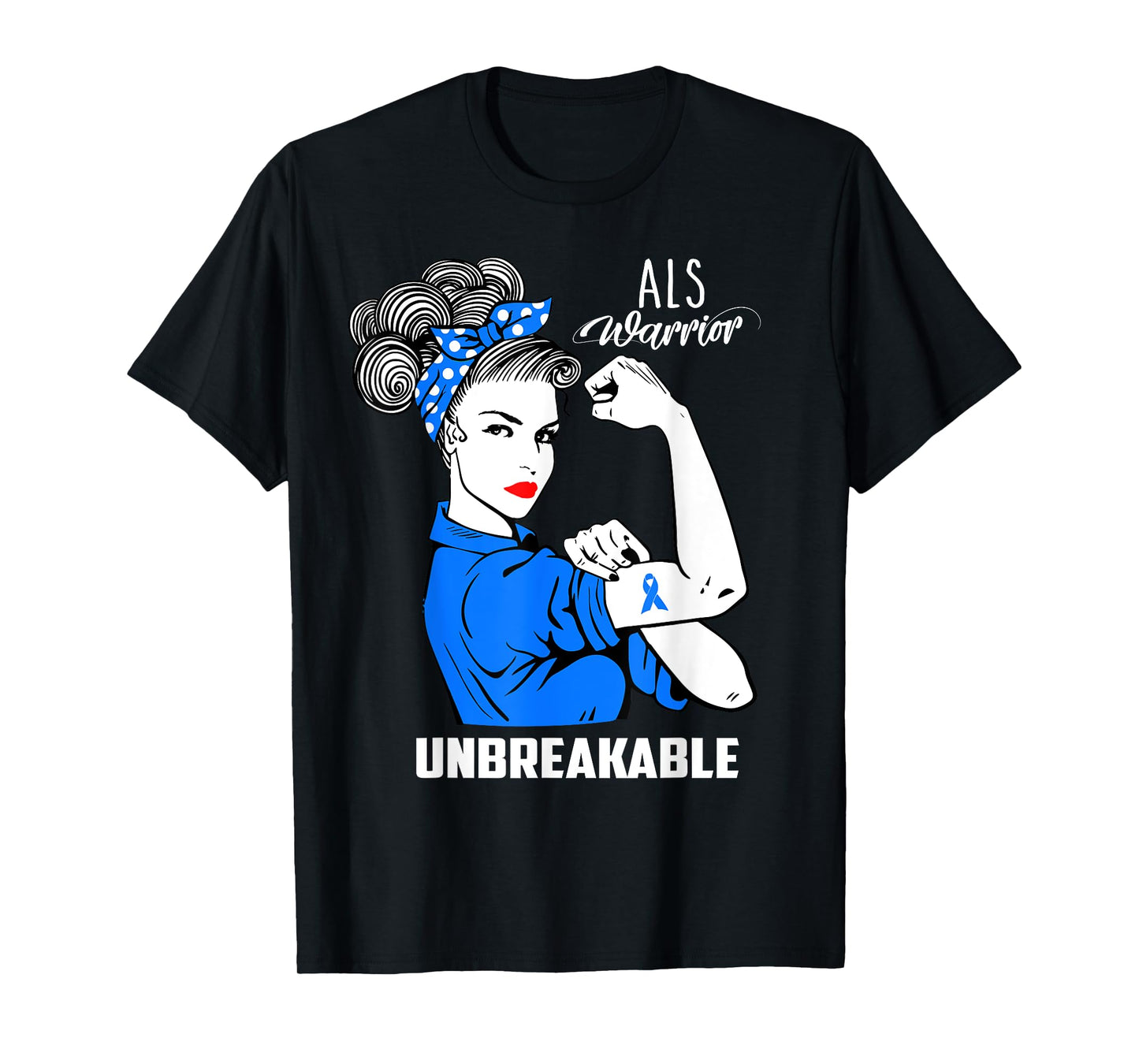 ALS Warrior Unbreakable Shirt ALS Awareness Gift T-Shirt