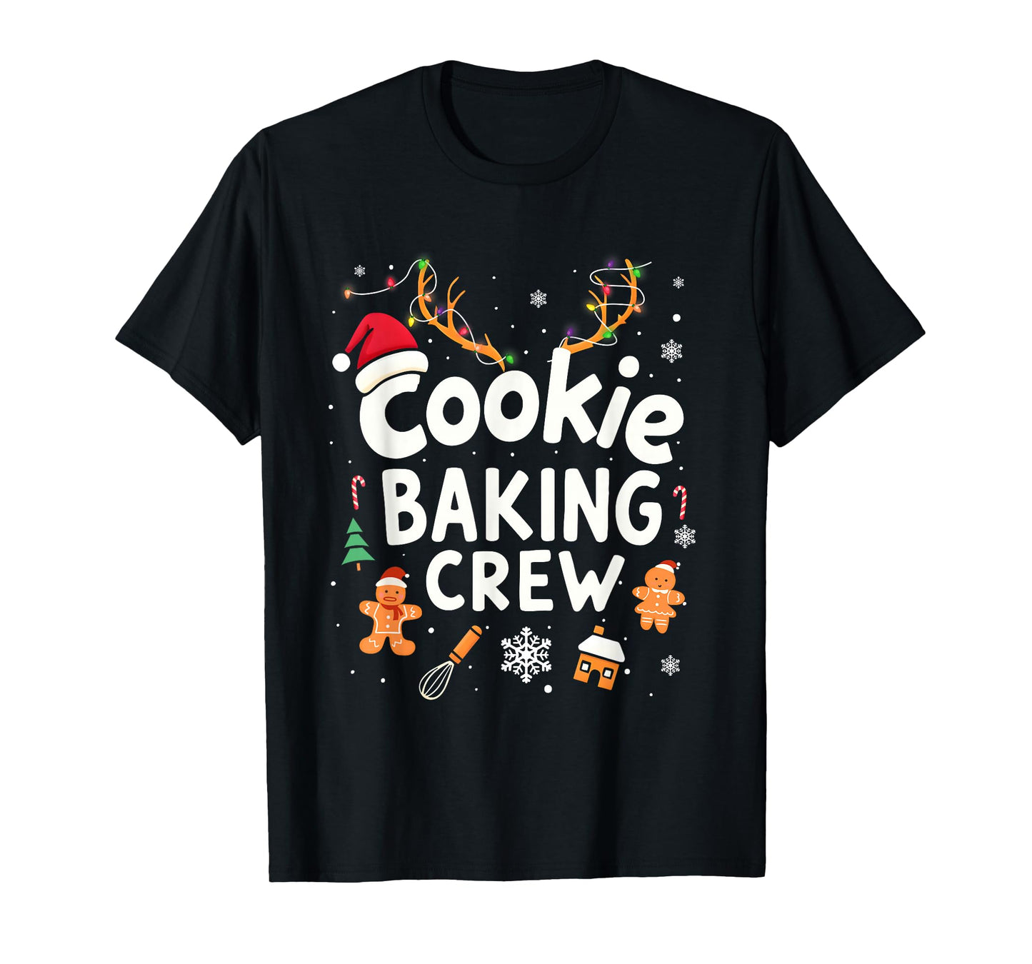 Christmas Cookie Baking Crew Family Baking Team Funny Cookie T-Shirt