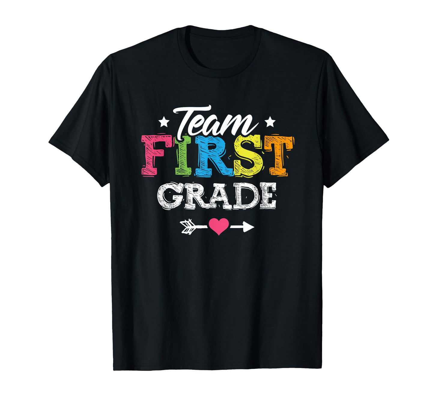 Team First Grade Shirt Teacher Student Kids Back To School T-Shirt
