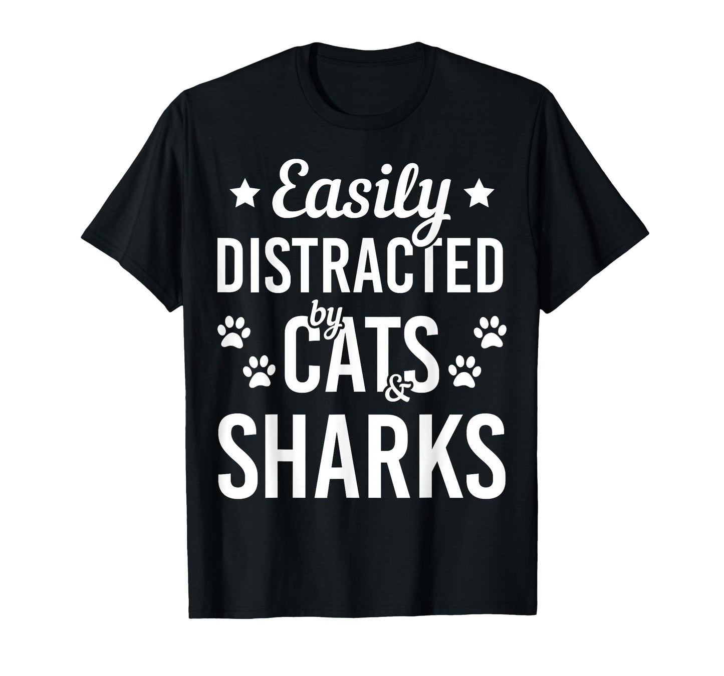 Cat Lover Shark Lover Cats And Sharks Zookeeper Funny Cat T-Shirt