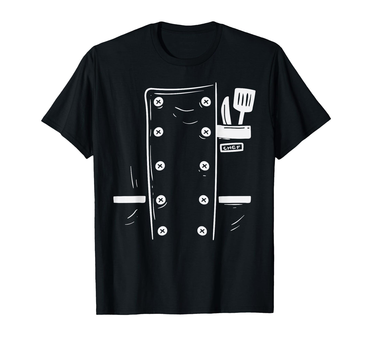 Chef Cooking Uniform Easy Lazy DIY Halloween Costume Boys T-Shirt