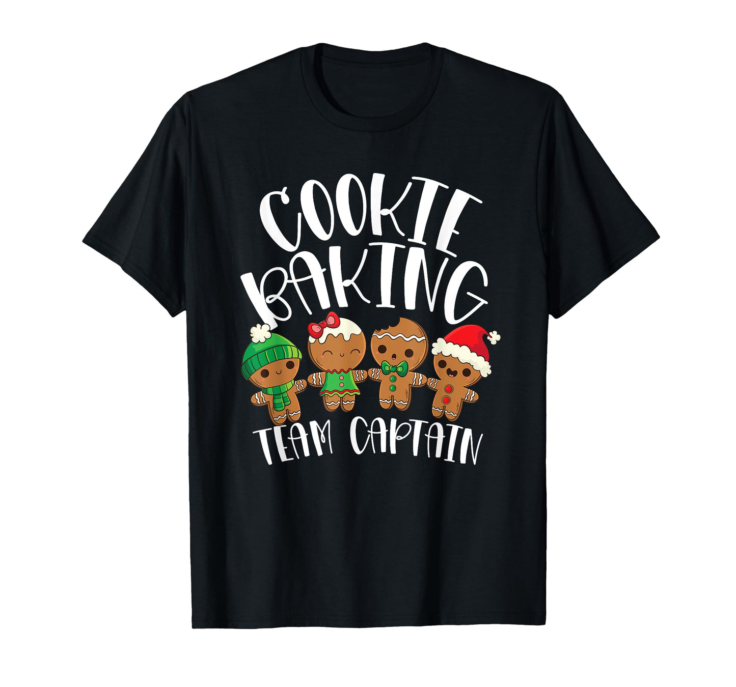 Cookie Baking Team Captain Christmas bakers Gingerbread Gift T-Shirt