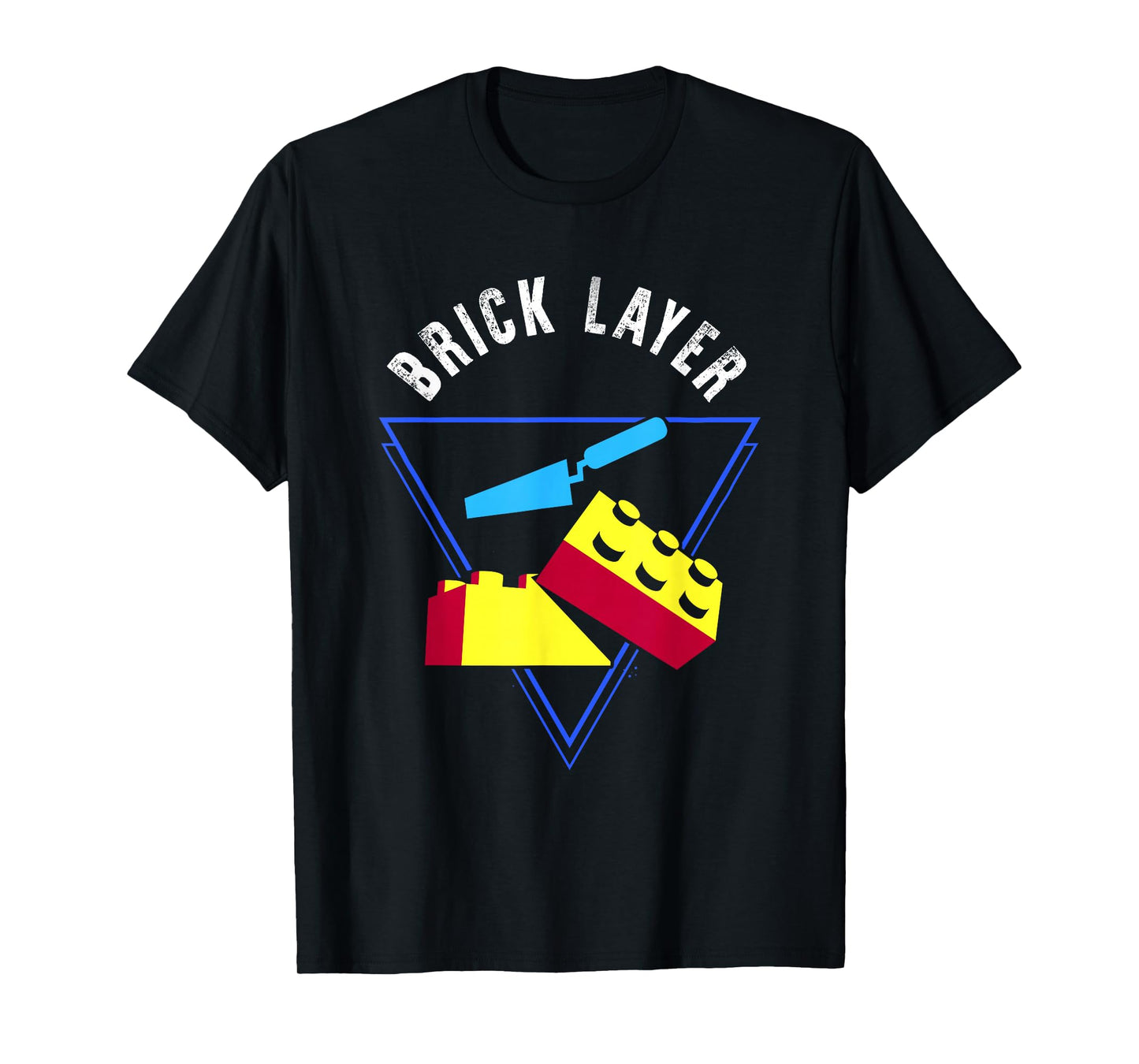 Brick Layer Big Building Blocks Engineer Toy Master Builder T-Shirt