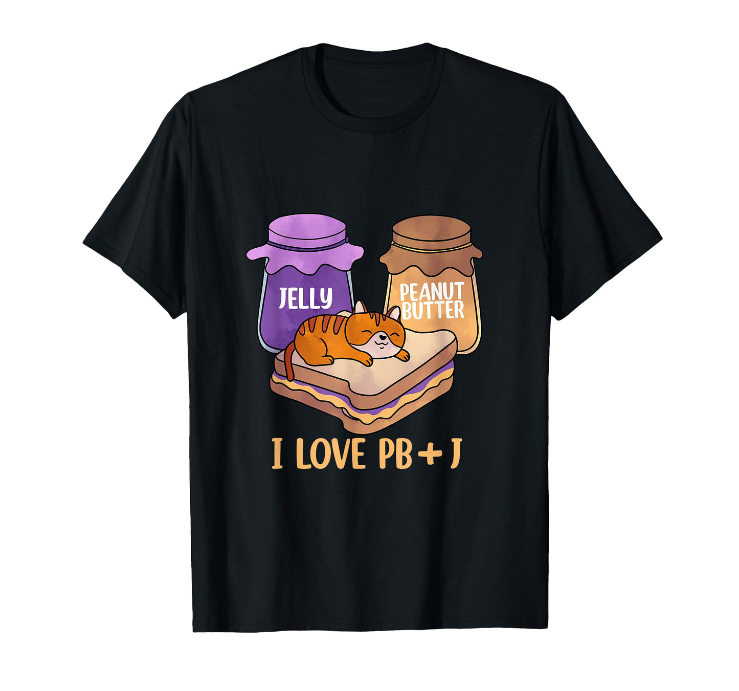 Peanut Butter Jelly Cat T-Shirt