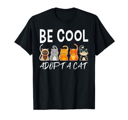 Adopt a Cat Shirt Cat Rescue Shirt Cat Adoption Shirt Gift T-Shirt