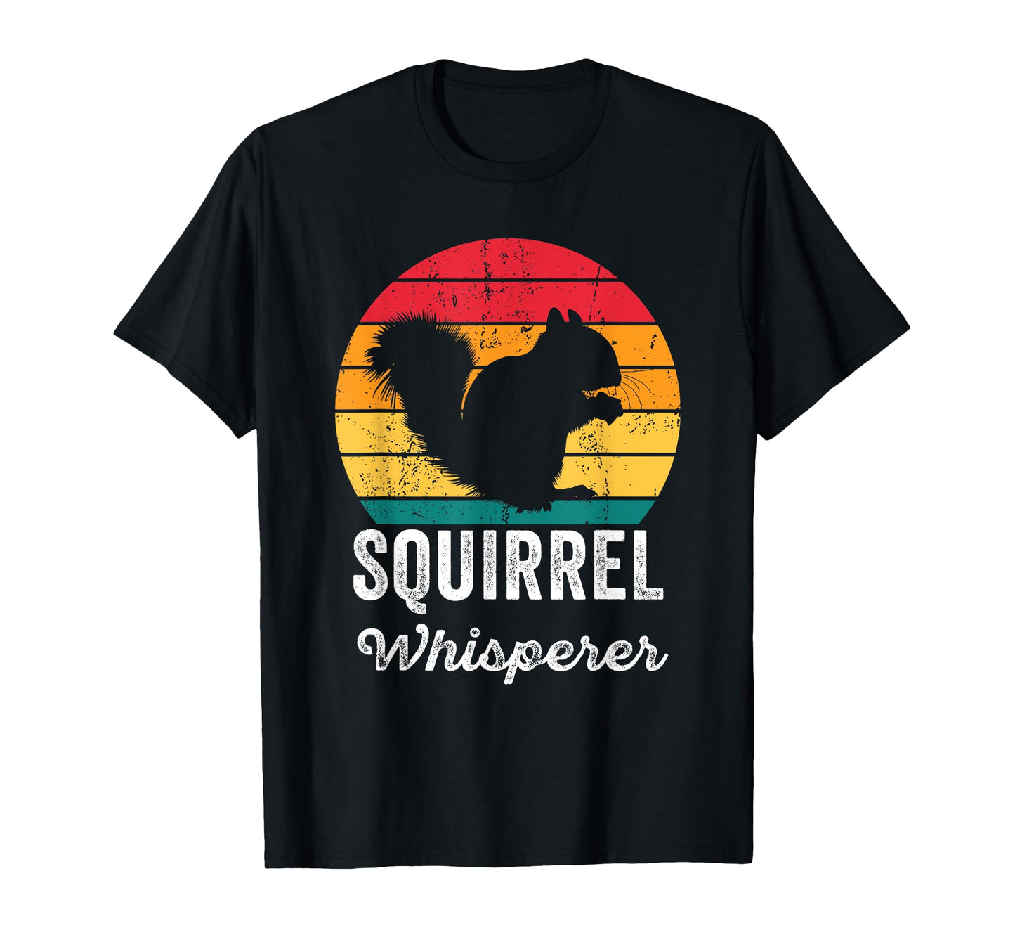 Squirrel Whisperer Vintage Squirrel Lover Men Women Kids Fun T-Shirt