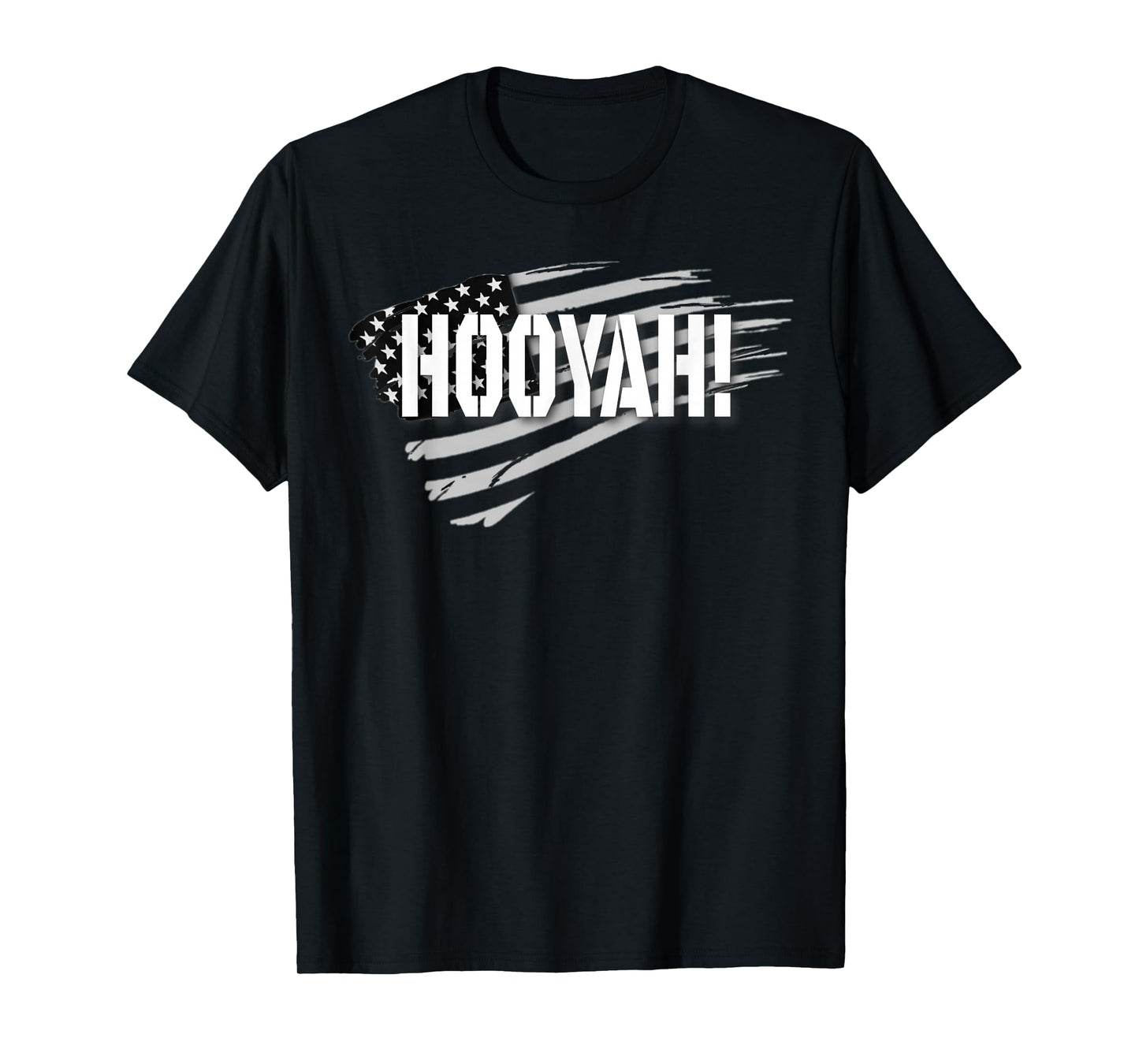 USA HOOYAH! Memorial Day Veterans Day 4th of July Military T-Shirt