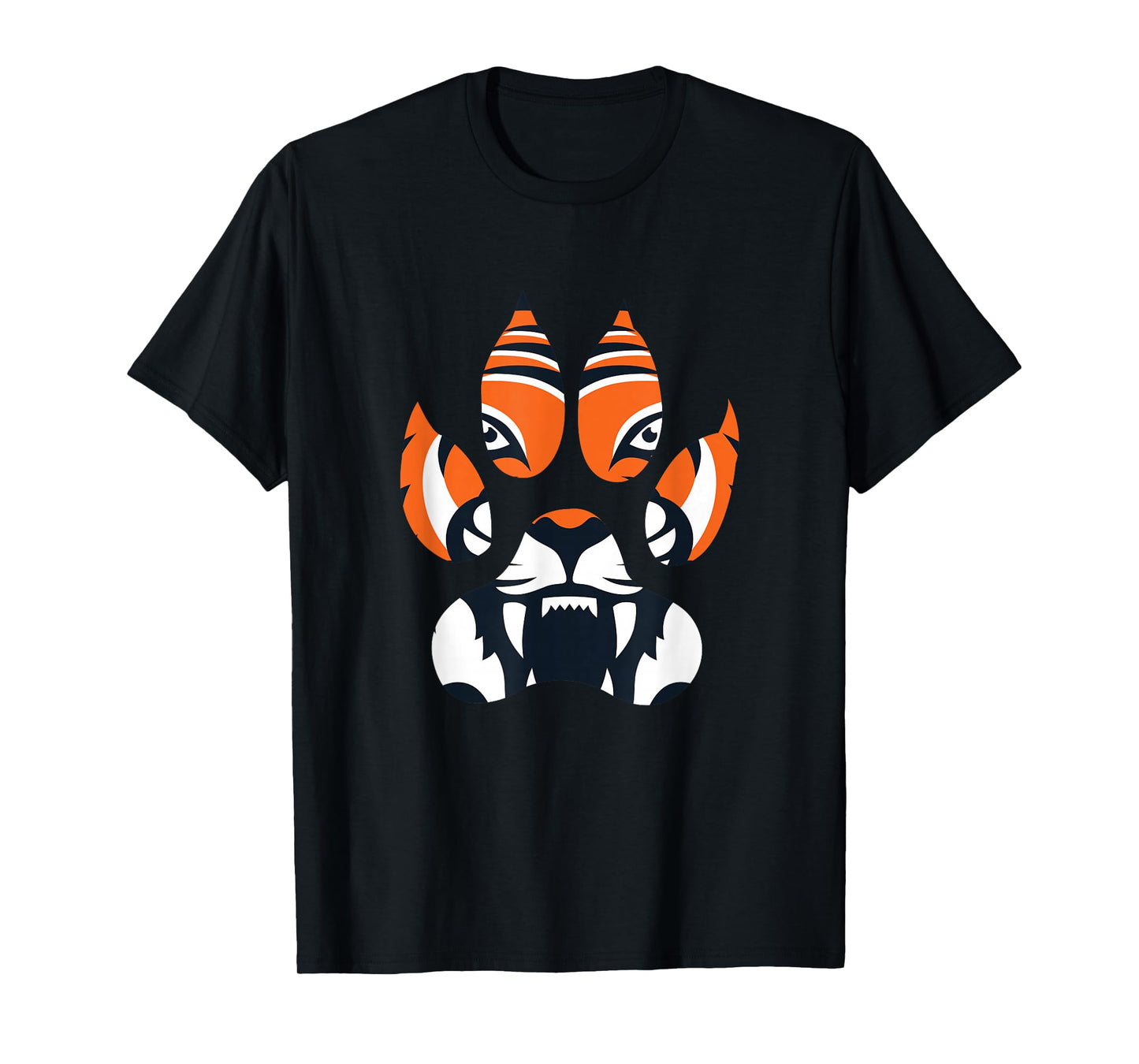 UAB KIDKIS Unisex-Adults Tiger Paw Animal Lover Wildlife Funny Gift T-Shirt