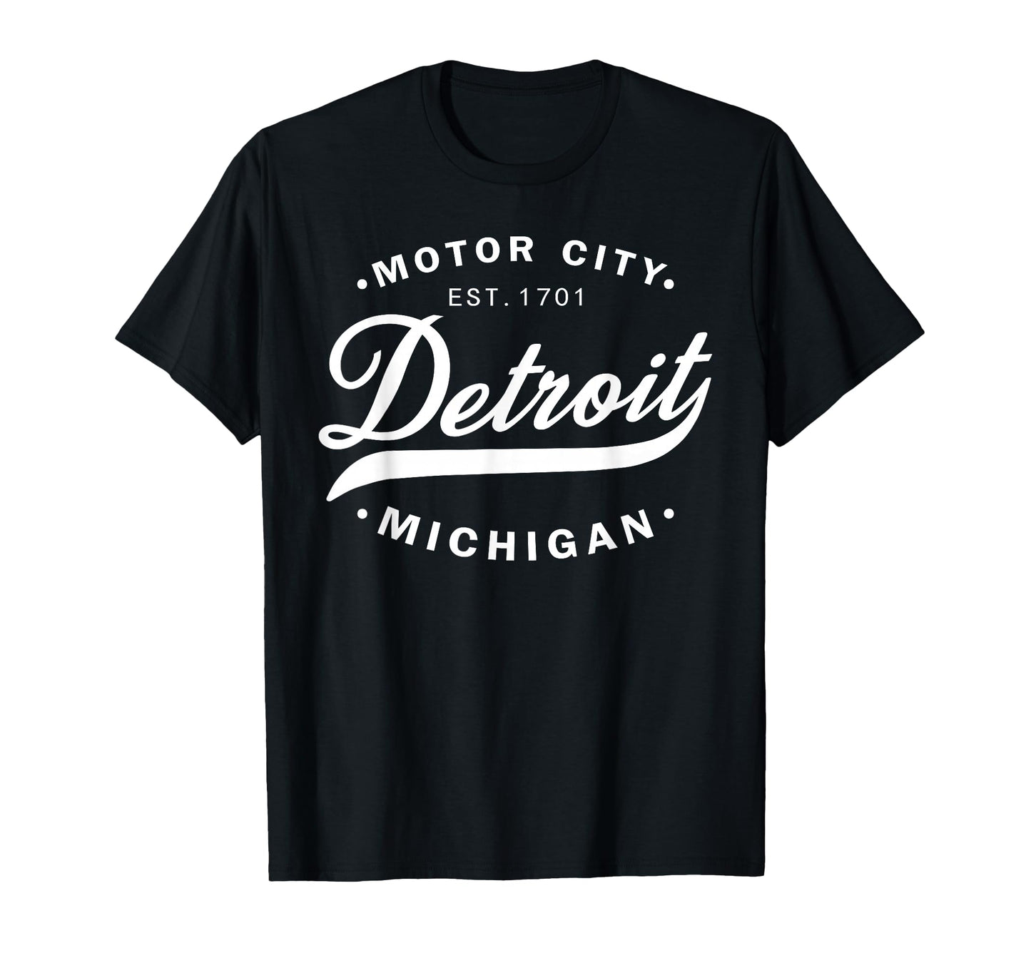 Classic Michiganians Vintage Detroit Motor City Michigan MI T-Shirt