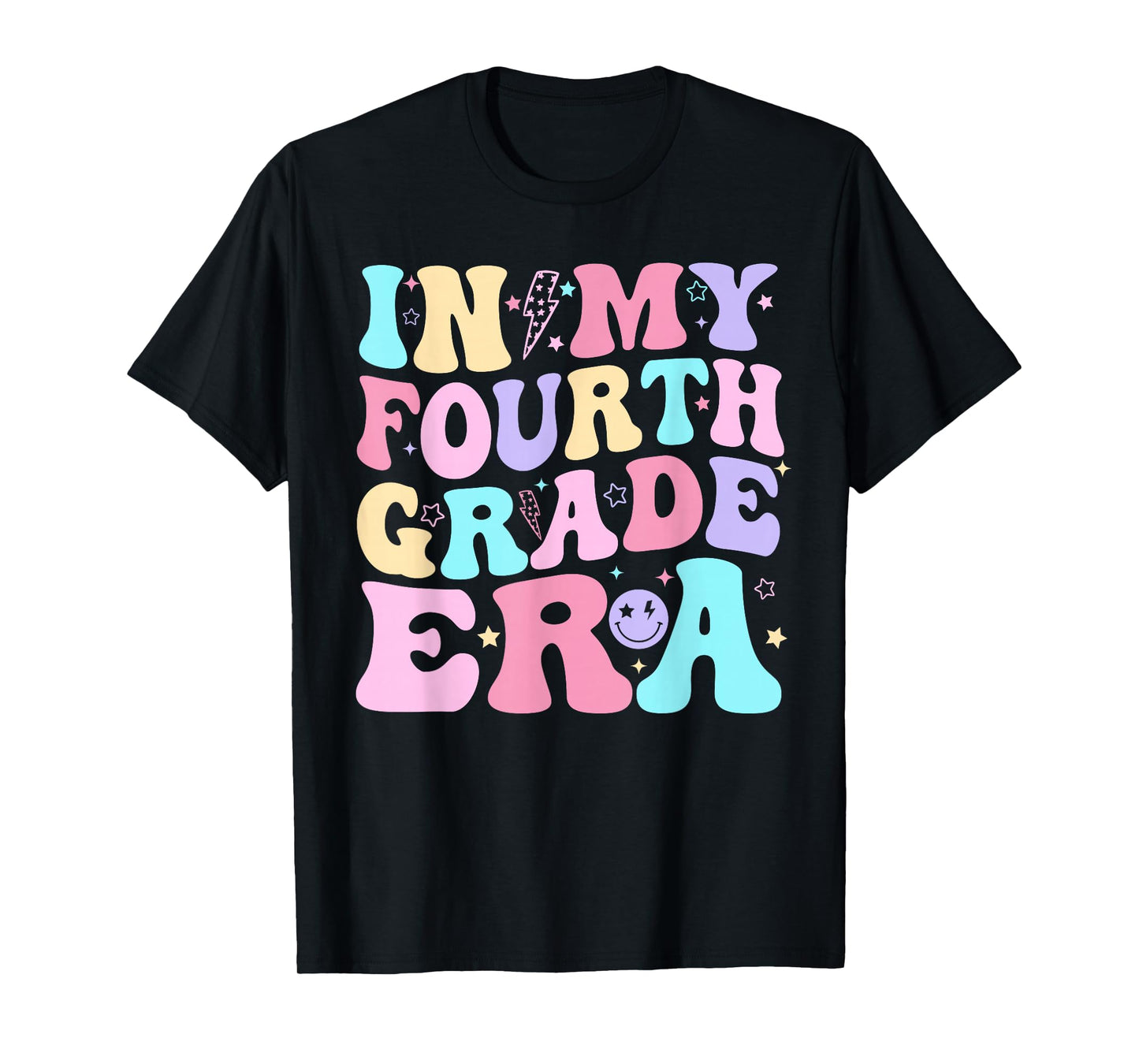 in My Fourth Grade Era Girl Back to School 4th Grade Teacher T-Shirt