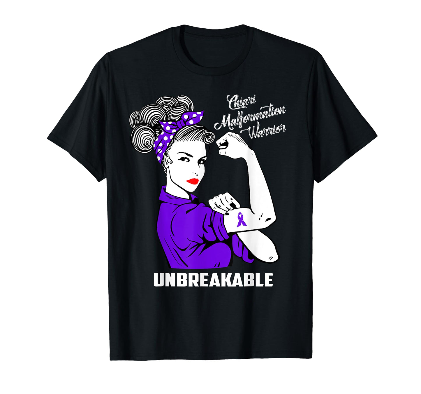 Chiari Malformation Warrior Unbreakable Shirt Awareness Gift T-Shirt