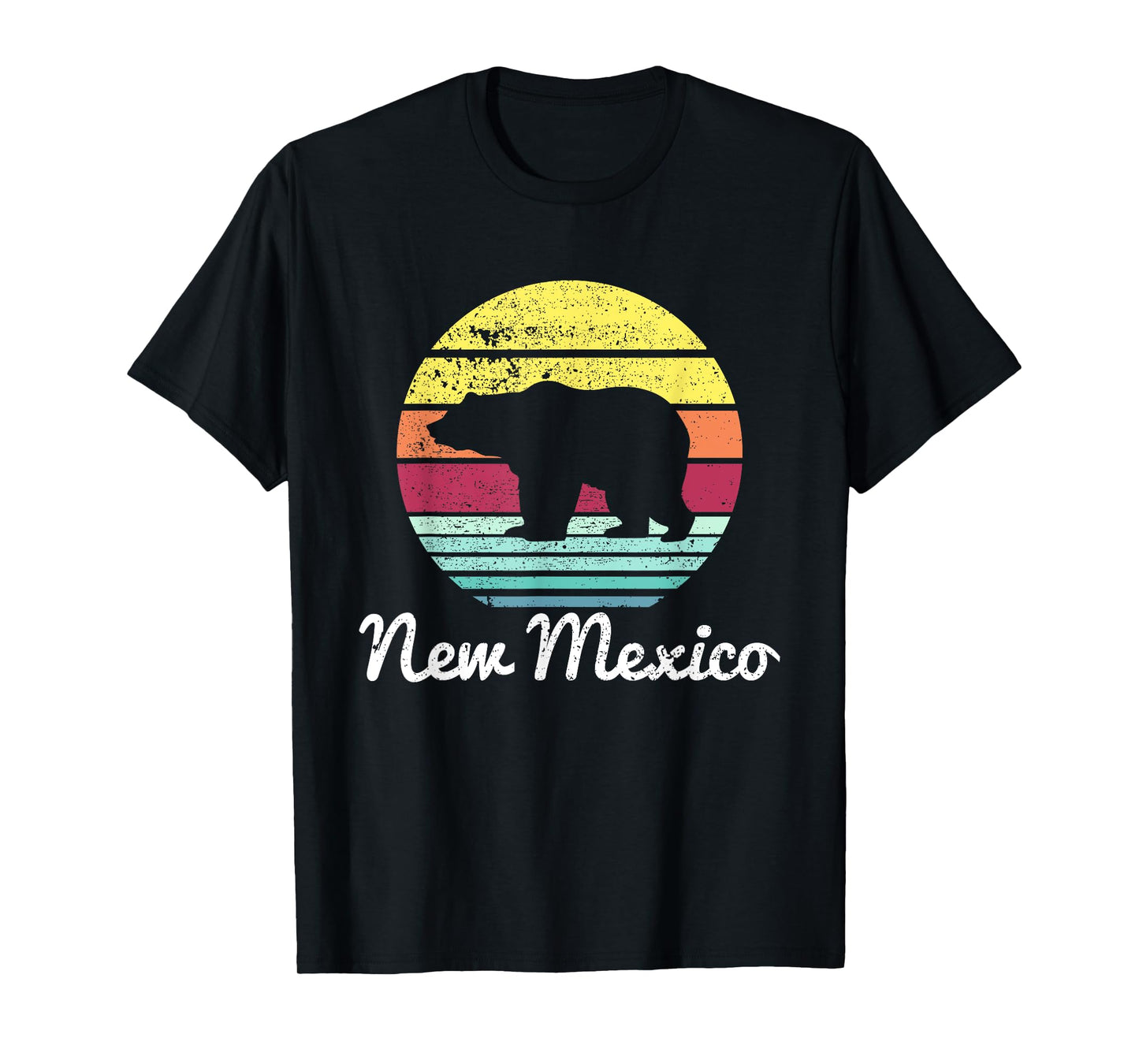 Vintage Retro Nm New Mexico Wildlife Bear Adventure T-shirt