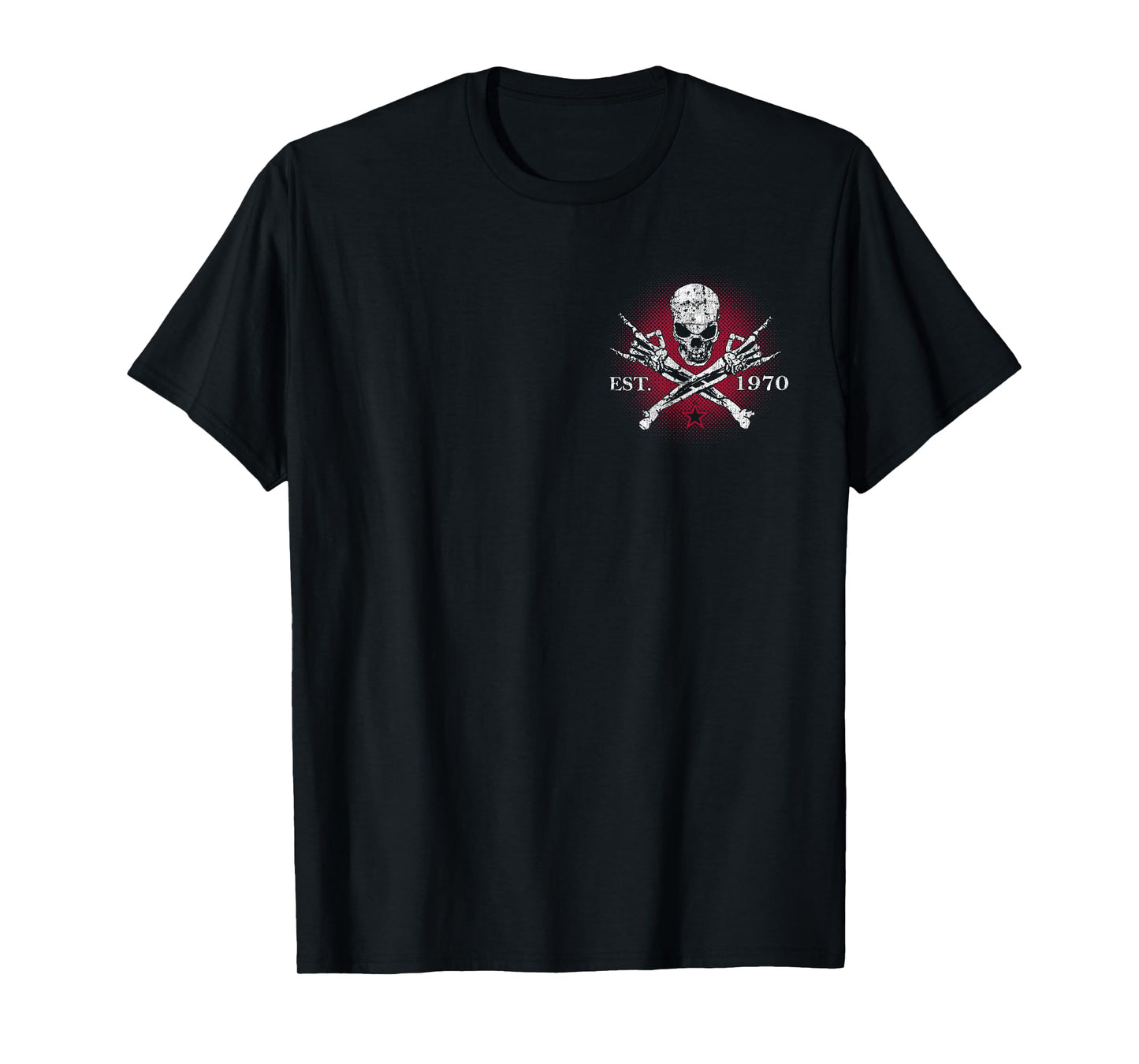 Gen X Est. 1970 The Badass Generation Raised by Skulls T-Shirt