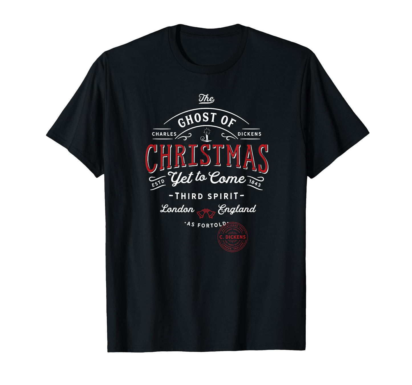 Charles Dickens' Christmas Carol, Ghost of Christmas Future Tradition T-Shirt