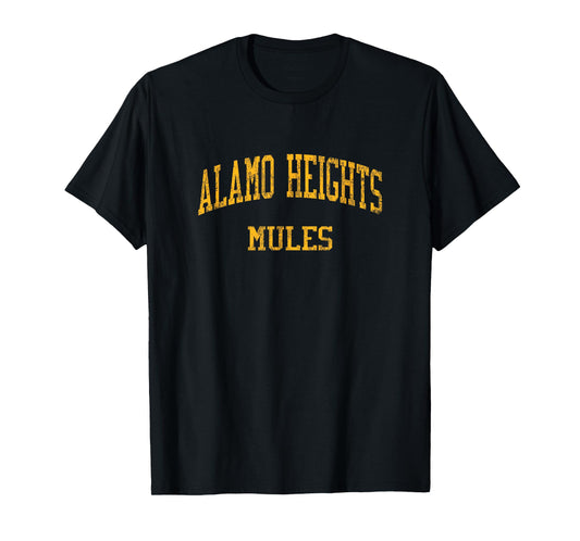 Alamo Heights High School HS San Antonio TX Vintage Sports T-Shirt