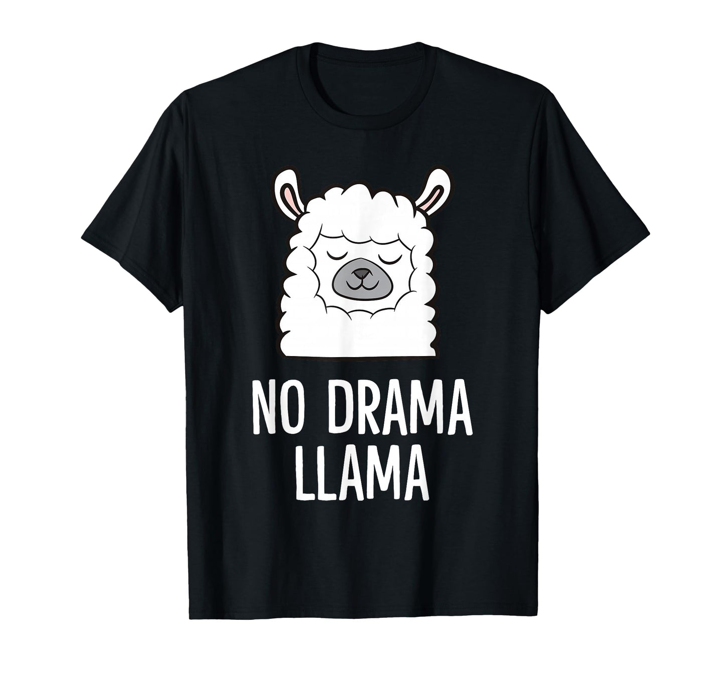 Cute No Drama Llama T-Shirt