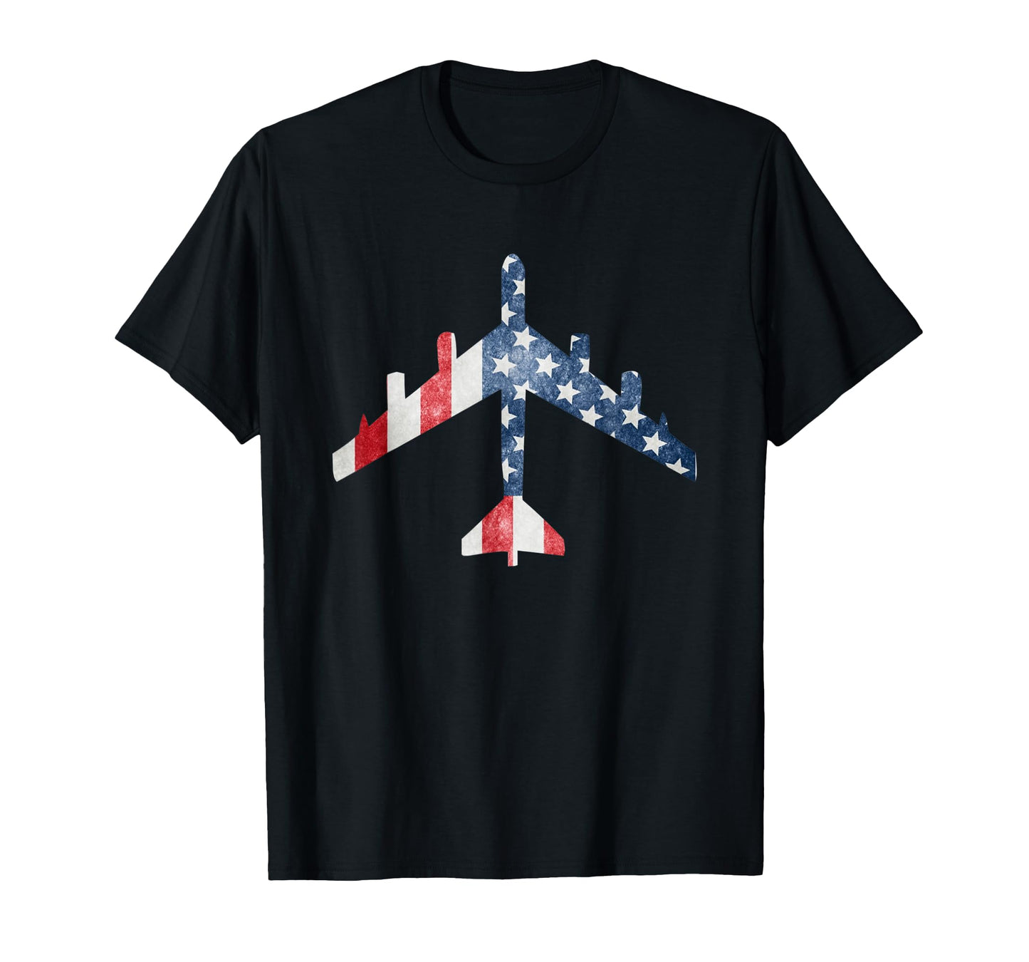 B-52 Stratofortress American Flag Military Airplane Women Men T-Shirt