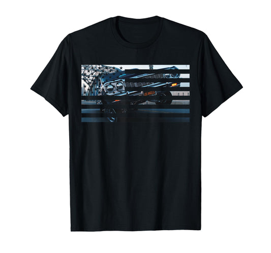Low Rider Los Angeles American Flag LA USA 4th of July T-Shirt
