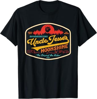 101 Proof Hazzard County's Finest Uncle Jesse's Moonshine T-Shirt