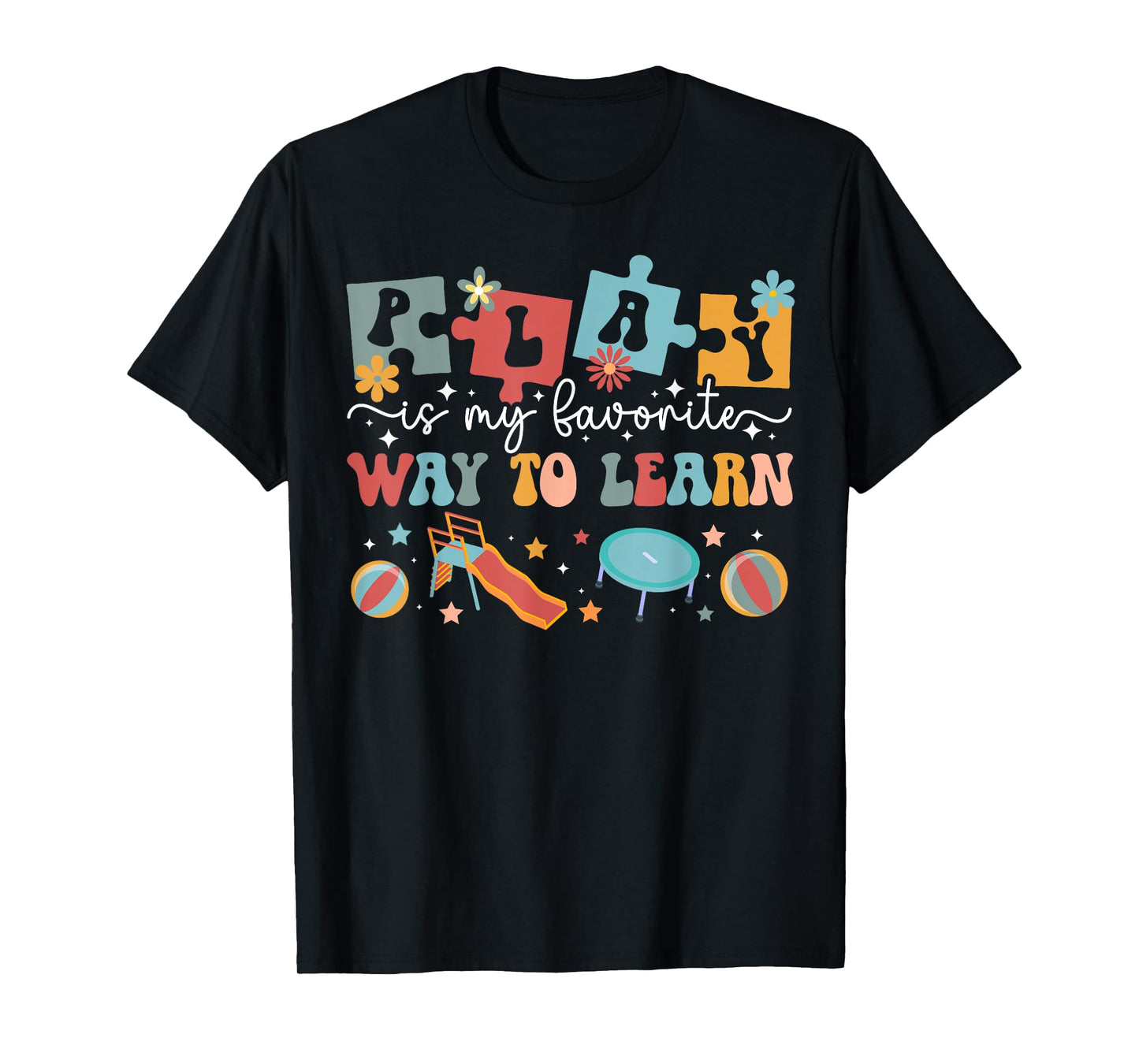 ABA Therapist ABA Therapy Applied Behavior Analysis Groovy T-Shirt