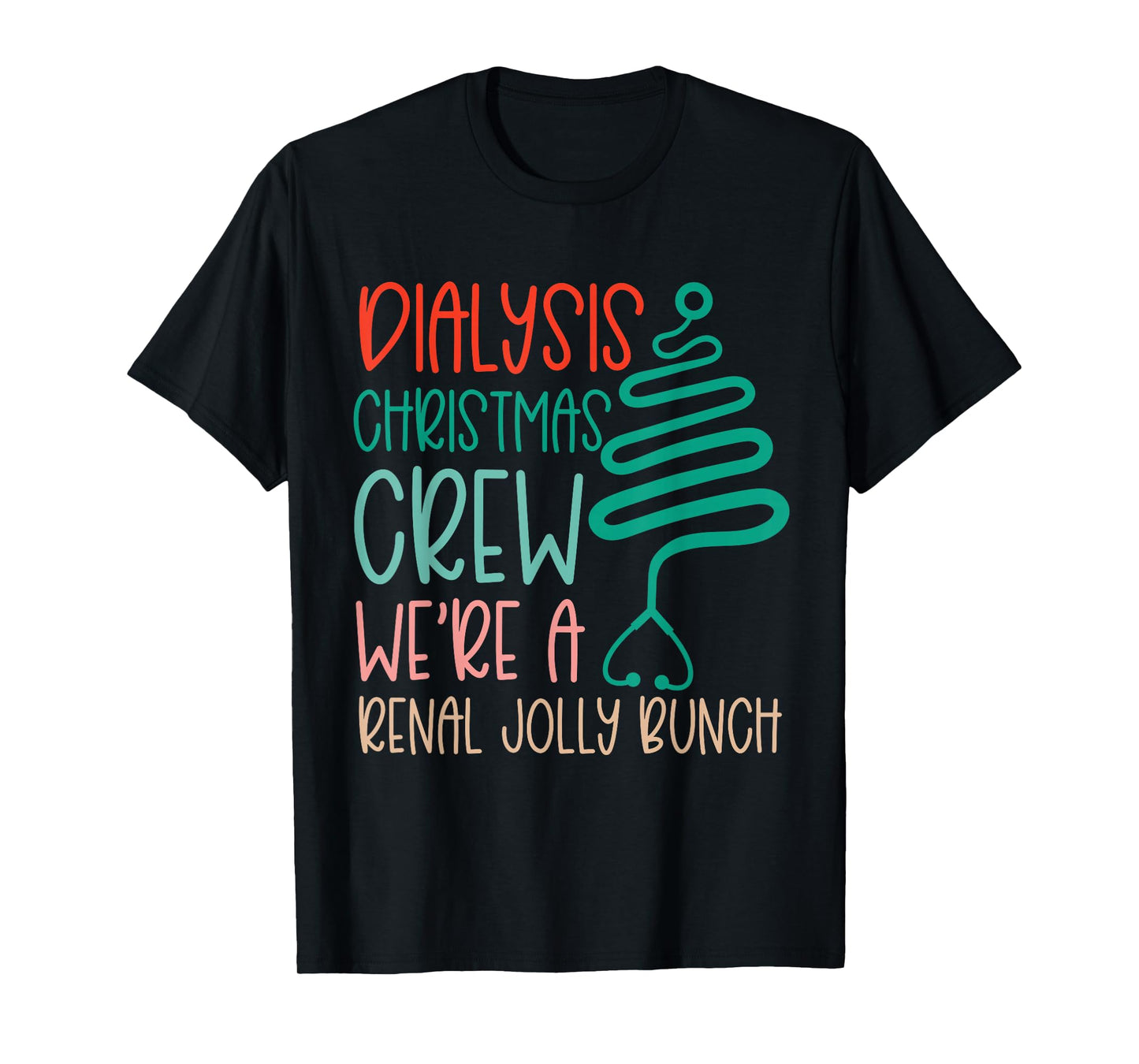Christmas Dialysis Shirts Tech Nurse Technician Renal Joke T-Shirt